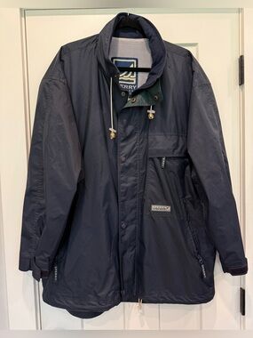 Sperry Top-Sider vented sailing windbreaker jacket in navy blue size XL